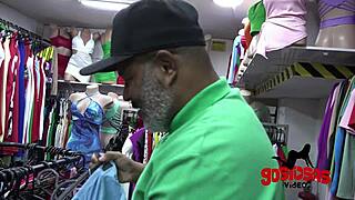 Surprise Anal Gift for My Brazilian Wife in Sexy Lingerie