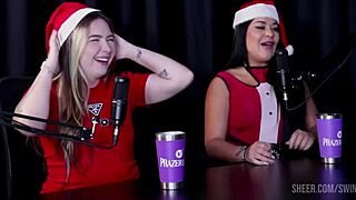 isadora closel swings with tifany rocha and raphaela savanah. check part 2 on sheer red for hot bisexual action