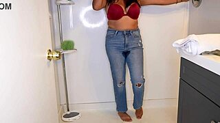 Latina WETS PANTS and STRIPS in Hot Shower Show