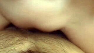 I can't hold back from this cute shaved girl's creampie