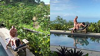 Real outdoors public activity with multiple angles and facial shot.