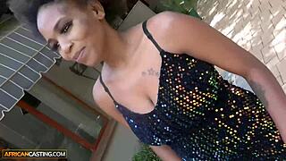 big tits ebony rides huge producer cock after fake casting interview! 😲