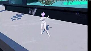 i watch mmd sailor girl striptease rip clothes so hot