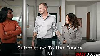 Black milf Ana Foxxx submits in lingerie! Fucked hard with Latina slut Liv Revamped!