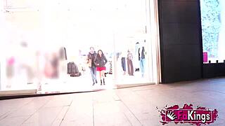 fucking everywhere in madrid, daniela nerea goes wild with public sex quickies