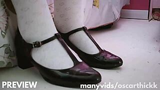 I can’t resist sneaking into daddy’s forbidden boot room for taboo play!