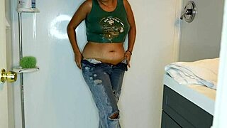 Latina WETS PANTS and STRIPS in Hot Shower Show