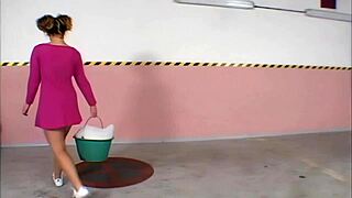 luigina nike gets facial in bed