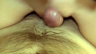 I can't hold back from this cute shaved girl's creampie