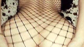 fishnet underwear looks very excitingsk