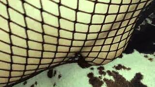 fishnet underwear looks very excitingsk