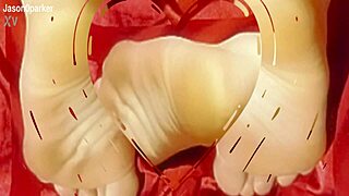 Sexy feet fetish in casual narrative