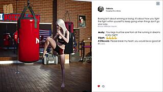 Lust Academy 290 In Cute Curvy Outfit