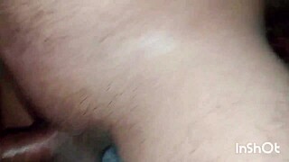 A sex video of a step sister and her brother standing up