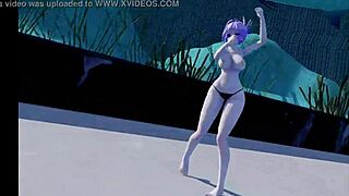 i watch mmd sailor girl striptease rip clothes so hot