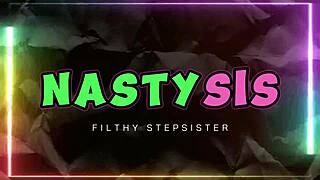 nasty stepsister craves santa's milk in a wild reality twist