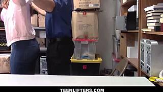 I-I got caught shoplifting, guard strip searched my big tits n’ fucked me, Skylar Snow deal!