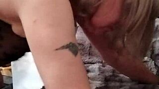 face and sounds during a homemade session with the housewife.