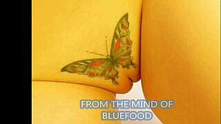 crystal butterfly performs music with tattoos. she explores her interests.