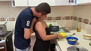 i screw my stepdad in the kitchen while stepmom’s in the living room