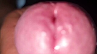 Man, Ansima moans loud with a thick cumshot close-up, dirty Italian talk included!