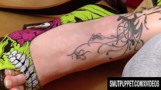 Blonde milf Tarra White masters cock with her mouth before taking it anal