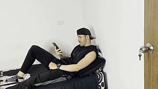 yo, got caught masturbating in my room early morning... someone was spying!