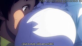 asian nurse in hospital interacts with patient in hentai cartoon