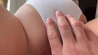 dirty anal with julia fit bent over in white thong, getting creampied 😜