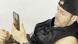 yo, got caught masturbating in my room early morning... someone was spying!