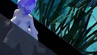 i watch mmd sailor girl striptease rip clothes so hot