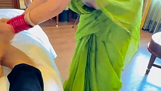 Desi Hot Bahu Seduces Sasur for Steamy Bedroom Action