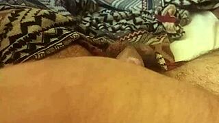 feeling the rush as moreno gostoso strokes his huge monster cock in the bedroom