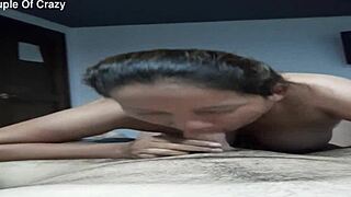 Hot Venezuelan Wife Gives Extreme Blowjob with Massage to Andy Z 94.