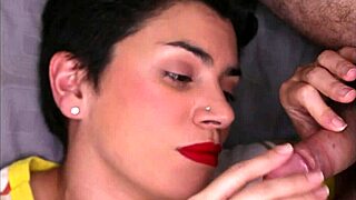 Cum Splashes on Her Cute Smile After Wild Pov Action! 😜