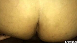 Amateur ebony babe fucks black cock in cowgirl and bent over!