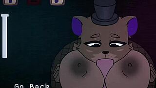 damn, five nights at fuzzboobs with freddy giving wild titjob in cartoon sex!