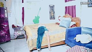 Man, this horny Desi step sister gets drilled by her elder step bro.