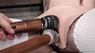 Bound Blonde in Woolen Stockings Gets Fucked Hard, Care to See More?