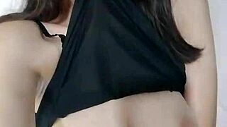 Holy crap, Manekizinha showing off those massive tits!