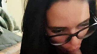 Brazilian Amateur Lidi Ferrari Performs Greedy Blowjobs on Big Cock