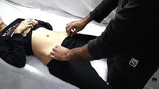 First time for virgin girl, pussy stretched by doctor in shocking scene