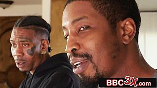 Eliza Ibarra, perfect body pool girl, gets dominated by two BBCs