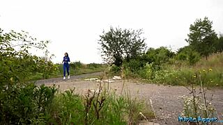 Damn! Public Agent Alexa Sucks Big Dick POV and Fucks in Public