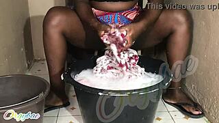 just doing weekend laundry as a housewife, keeping it real at home.