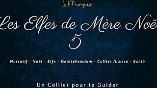 French Elf Femdom Leashes and Talks Dirty