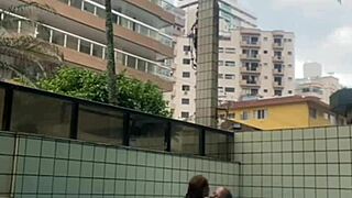 He Kept Rubbing His Hard Cock on Me in the Pool