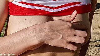 Skinny Neighbor Tastes My Dick Instead of Doner in Forest