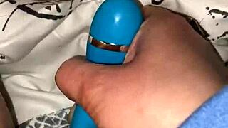 Milf uses dolphin vibrator to fuck her wet pussy to orgasm