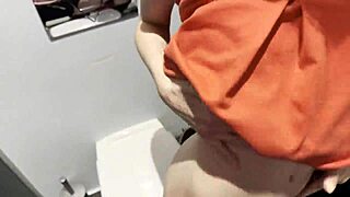 Rough Public Toilet Sex with Random Blonde Girl for Cash! Half Off Full Video Now!